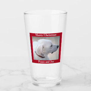 Verre Joli profil blanc Chien Chien Chien Chien Chien Ro