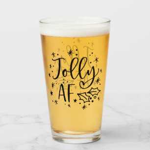 Verre Jolly AF   Fun Noël Humour à boire