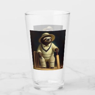 Verre Joueur de cricket Sloth