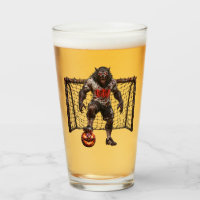 Joueur de football loup-garou Halloween Horreur Ar
