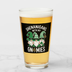 Verre Jour de la Saint Patrick Lucky Shamrock Leopard Gn