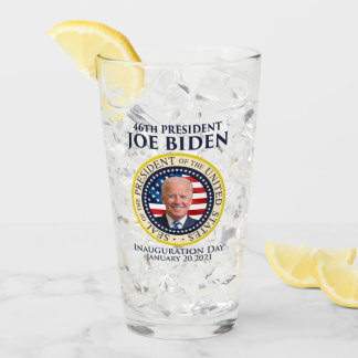 Verre Jour de l'investiture 2021 Président Biden