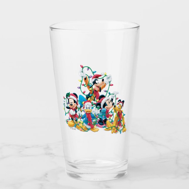 Verre Joyeuses fêtes | Mickey & Friends (Devant)