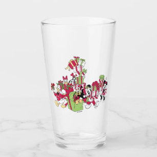 Verre Joyeuses fêtes   Mickey & Friends Cadeaux de Noë