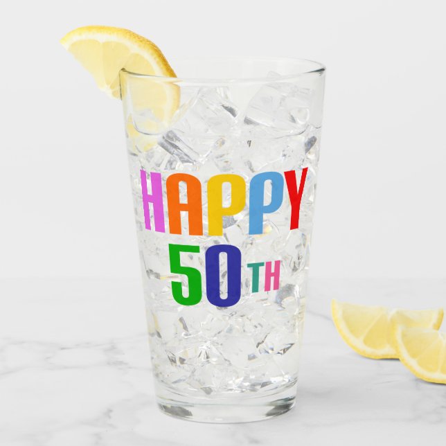 Verre Joyeux 50ème (Devant glace)