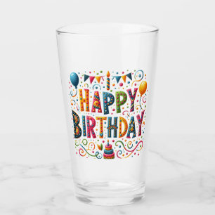 Verre Joyeux Anniversaire