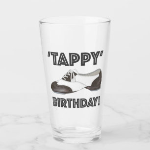Verre Joyeux anniversaire Tap Dance Tapdance Chaussure