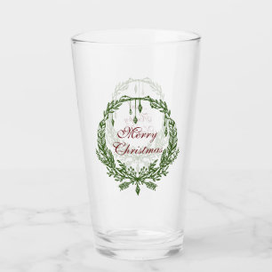 Verre Joyeux Noël et Joyeux Nouvel An Pint Glass