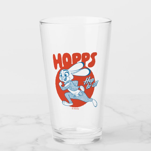 Verre Judy Hopps - Hop to it! (Devant)