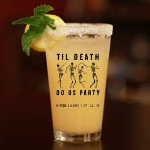 Verre Jusqu'à la mort Fêtons-nous Skeleton Bachelorette