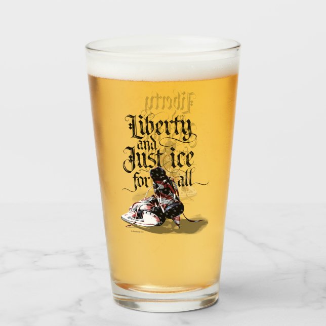 Verre Juste la glace pour tous (hockey) (Devant (rempli))