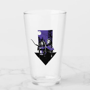 Verre Kate Bishop & Hawkeye Flèche Graphique
