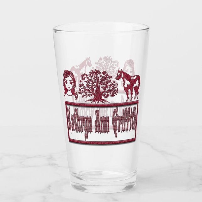 Verre Kathryn Ann Griffith triple icône (Devant)