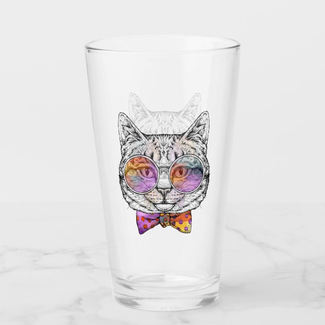Verre Kitty sage KAT (Devant)