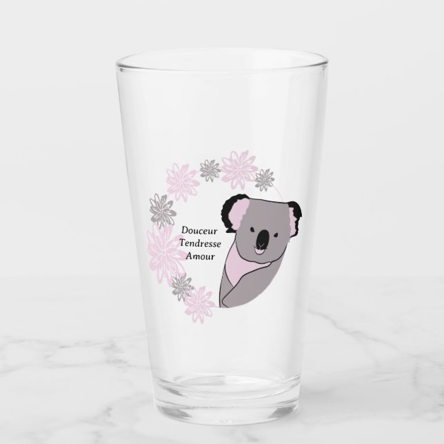 Verre koala tendresse (Devant)