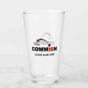 Verre La Commish Custom 16 oz Pint Beer Glass