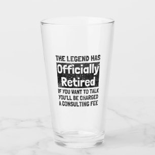 Verre La légende a pris sa retraite en détresse