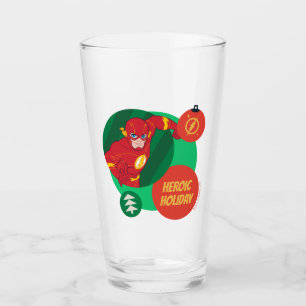 Verre La Ligue de la Justice Le Bauble des Fêtes Flash