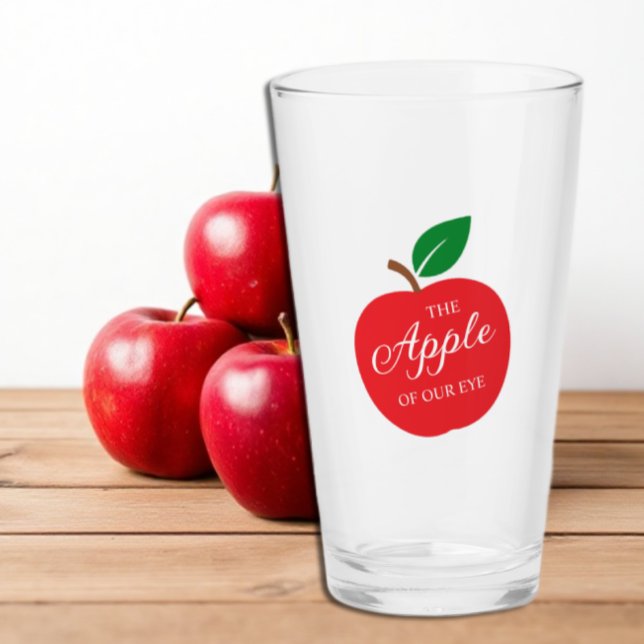 Verre La Pomme De Notre Baby shower Oeil (Créateur téléchargé)