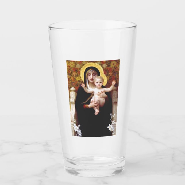 Verre La Vierge des Lys (Devant)
