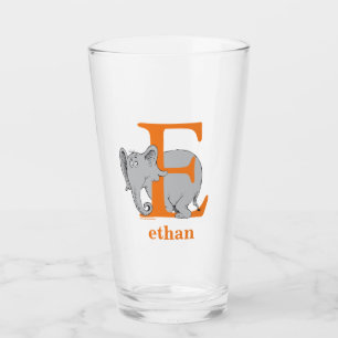 Verre L'ABC de Dr Seuss : Lettre E - Orange   Ajoutez vo
