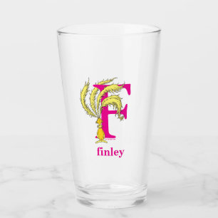 Verre L'ABC de Dr Seuss : Lettre F - Rose   Ajoutez votr