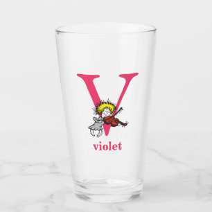 Verre L'ABC de Dr Seuss : Lettre V - Rose   Ajoutez votr