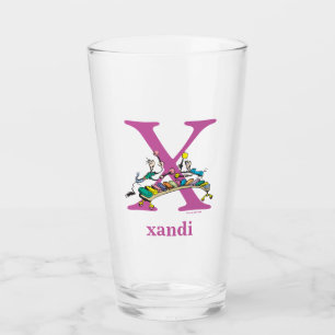 Verre L'ABC du Dr Seuss : Lettre X - Violet Ajoutez vo