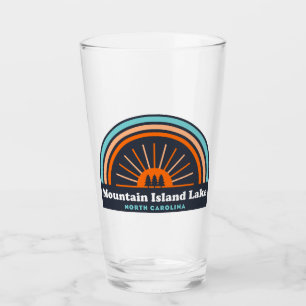 Verre Lac Mountain Island Caroline du Nord Arc en ciel