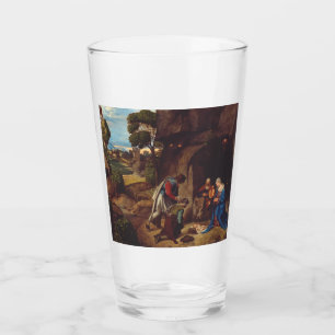 Verre L'Adoration des bergers par Giorgione