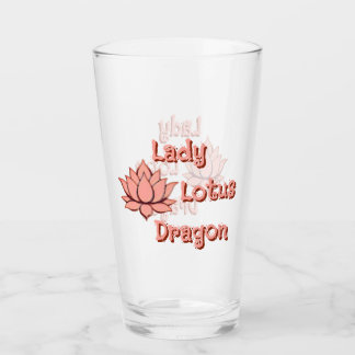 Verre Lady Lotus Dragon-fleur de lotus
