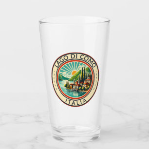 Verre Lago di Como Italia Illustration Insigne d'Art de 