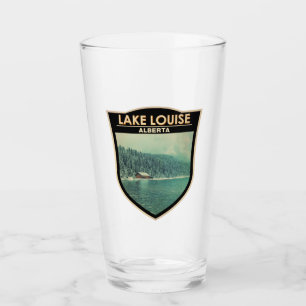 Verre Lake Louise Alberta Canada Travel Art Vintage