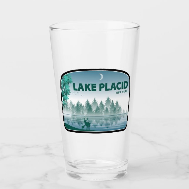 Verre Lake Placid New York Deer (Devant)