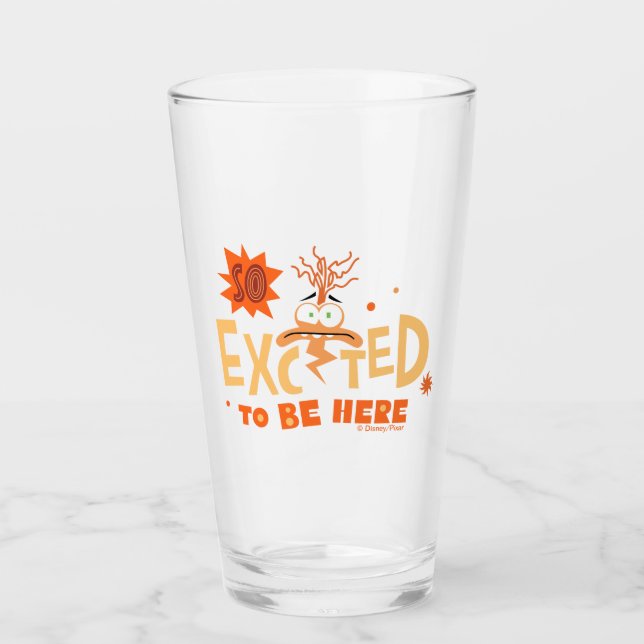 Verre L'Anxiété "Si Heureuse D'Être Ici" (Devant)