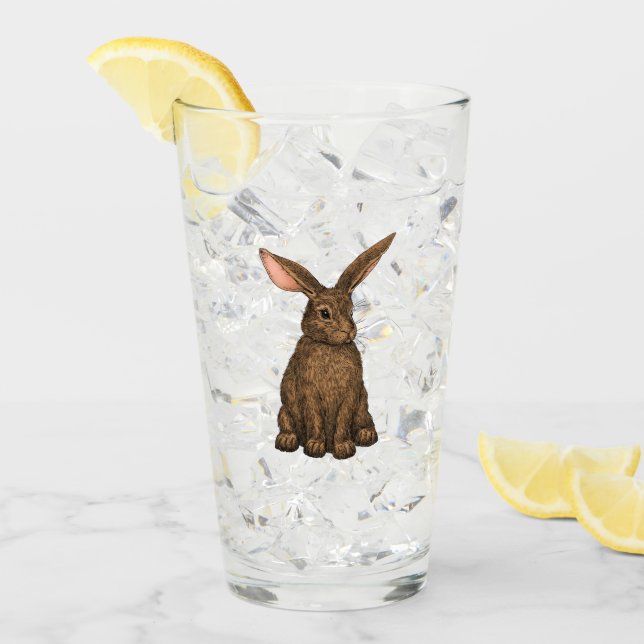 Verre Lapin 3 (Devant glace)