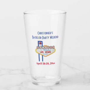 Verre Las Vegas Bachelor Party Trip Favoriser Beer Pint