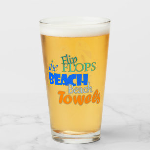 Verre Le Beach Flip Flops Serviettes Graphiques été