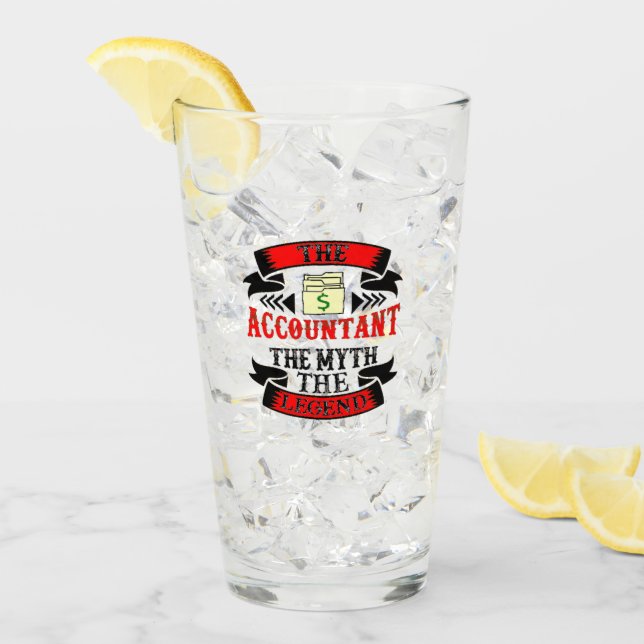 Verre Le comptable Le mythe La légende (Devant glace)