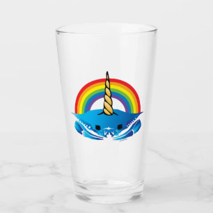 Verre Le crabe Unicorne sous l'arc-en-ciel