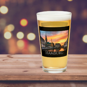 Verre Le front de mer Pittoresque de Hambourg