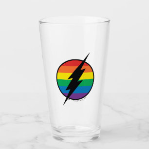 Verre Le logo Arc-en-ciel Flash