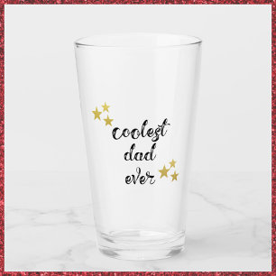 Verre Le noir et l'or le plus froid papa jamais touché v