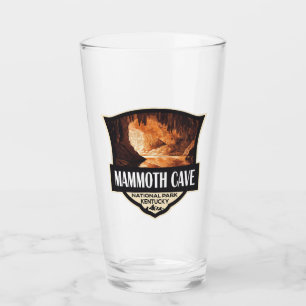 Verre Le parc national Mammoth Cave Illustration Art rét
