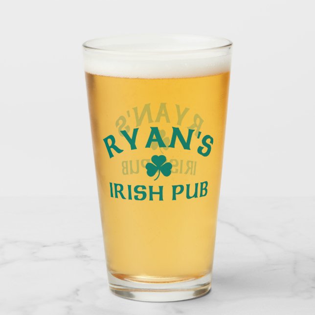 Verre Le pub irlandais de Ryan  (Devant (rempli))