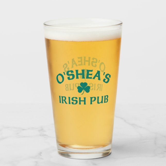 Verre Le pub irlandais d'O'Shea (Devant (rempli))