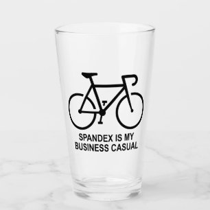 Verre Le Spandex Est Mon Cyclisme Décontracté D'affaires