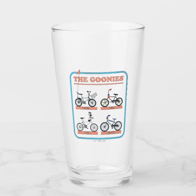 Verre Le tableau des vélos de Goonies (Devant)