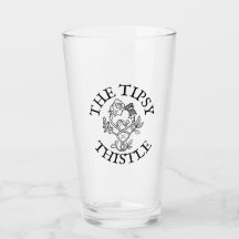Le Tipsy Thistle Pint Glass