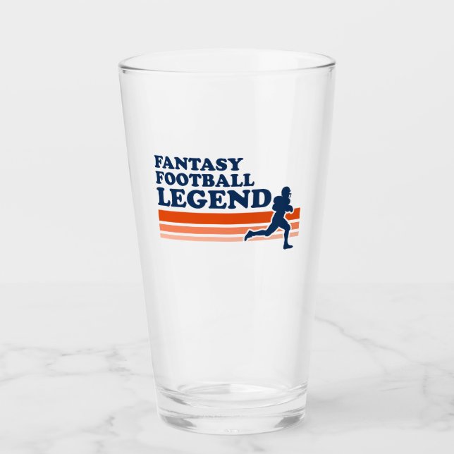 Verre Légende du football Imaginaire (Devant)